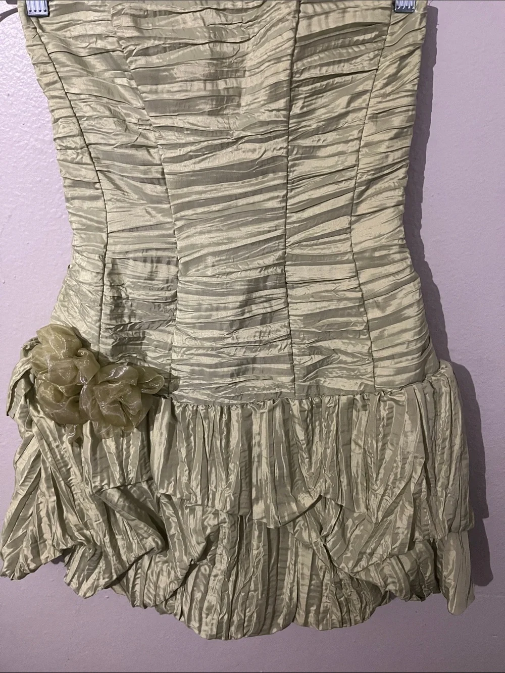 Jessica McClintock For Gunne Sax Mini Cocktail Dress - Picture 4 of 6